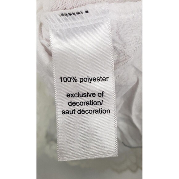 Maurices Camisole Womens M Crinkly White‎ Lace Trim Sleeveless Tank Top Lingerie - Picture 7 of 10